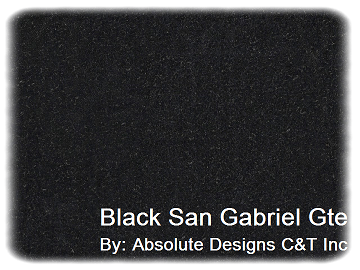 Black San Gabriel Granite